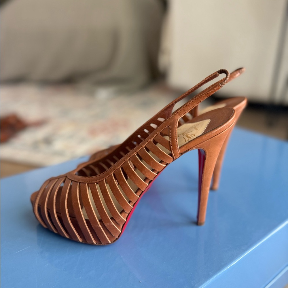 Louboutin Slingback Heels Sandals - Picture 3 of 5